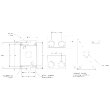 Mulberry Electrical Box, 18 cu in, Outlet Box Type, 1 Gang, Aluminum 30213W
